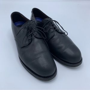 Allen Edmonds Road Warriors Black Leather Plain Toe Derby Shoes (3015) Size 8.5D